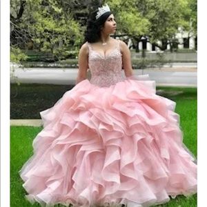 Sweet 16 or quinceñera dress - Blush Pink - Size 6